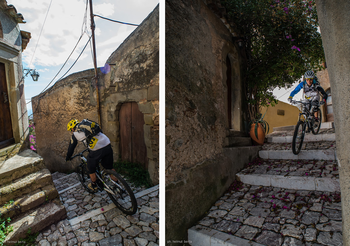 En tant que Siciliens pure souche, Vittorio et Gianluca nous emmènent également faire du ride tourisme à Forza d'Agro, le village où a été tourné "Le Parrain", vrai ambiance Sicilienne garantie.