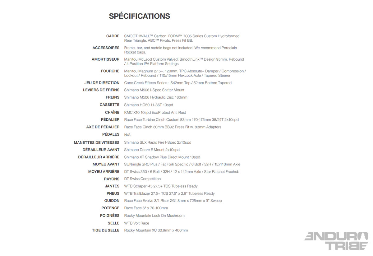 sherpa-specifcations
