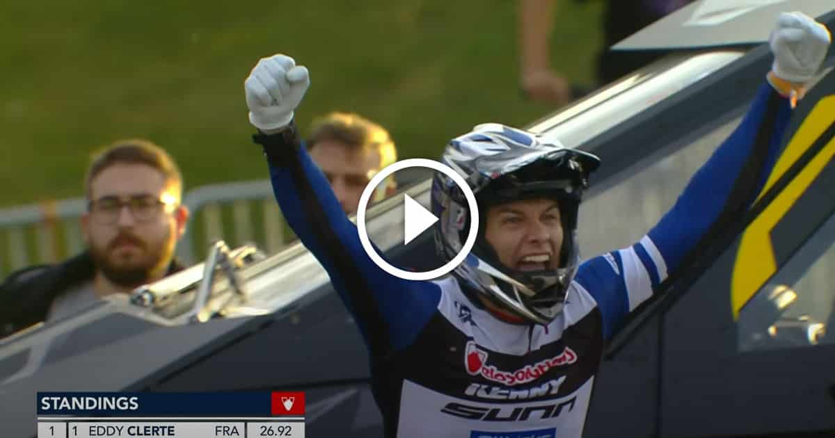 Le Français Eddy Clerté Champion du monde UCI 2021 de Pump Track